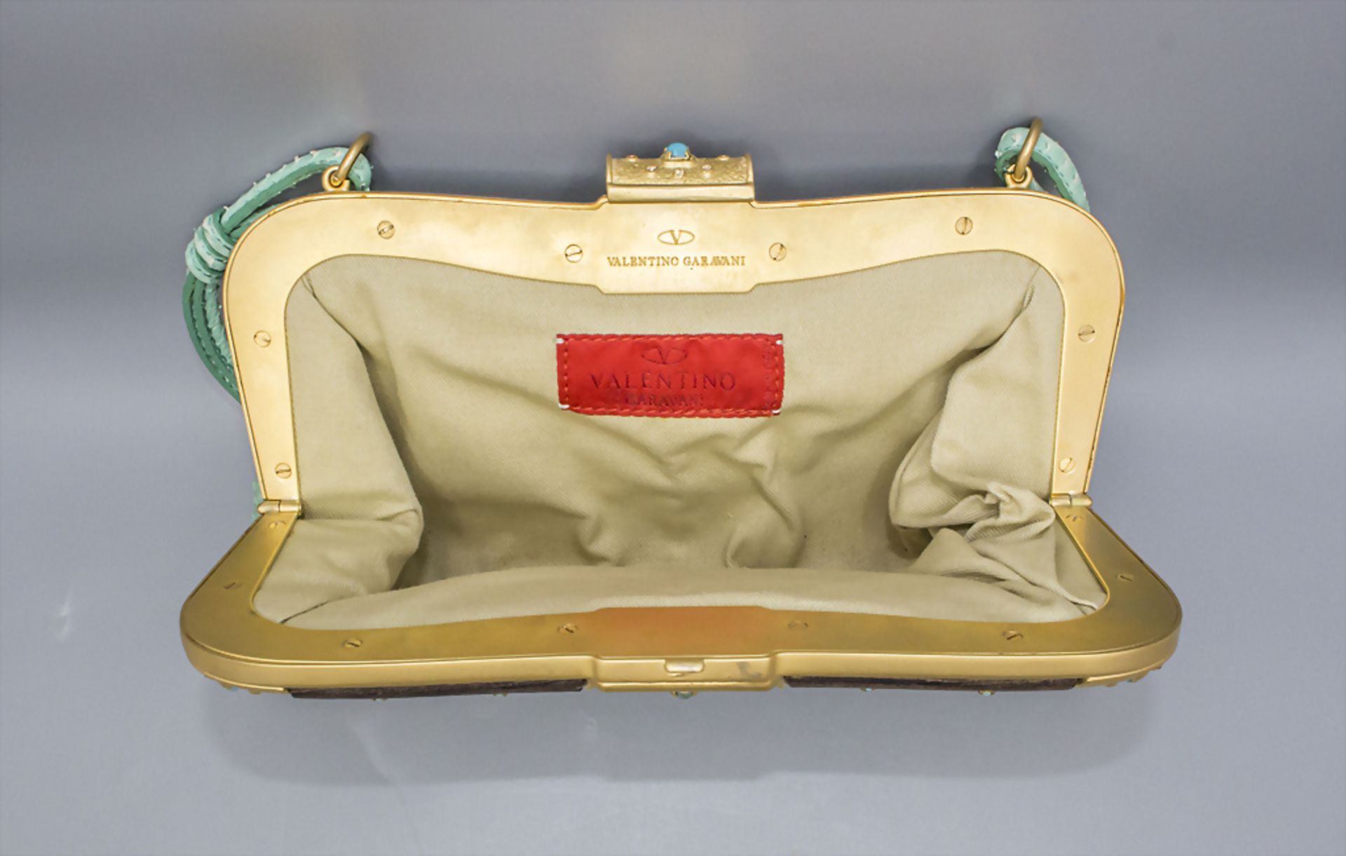 Vintage Umhängetasche / Vintage shoulder bag, Valentino Garavani, um 1980 - Bild 7 aus 8