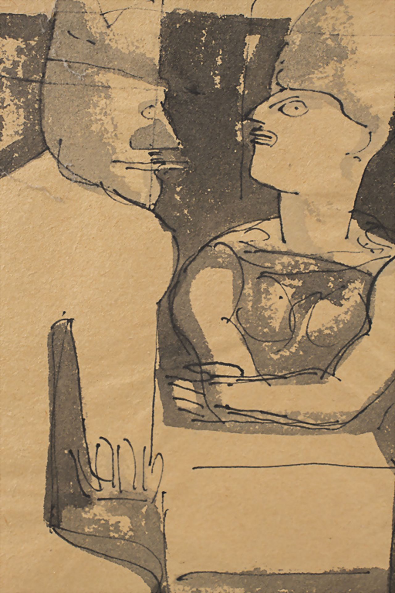 Künstler des 20. Jh., 'Figurenpaar' / 'A pair of figures' - Bild 4 aus 5