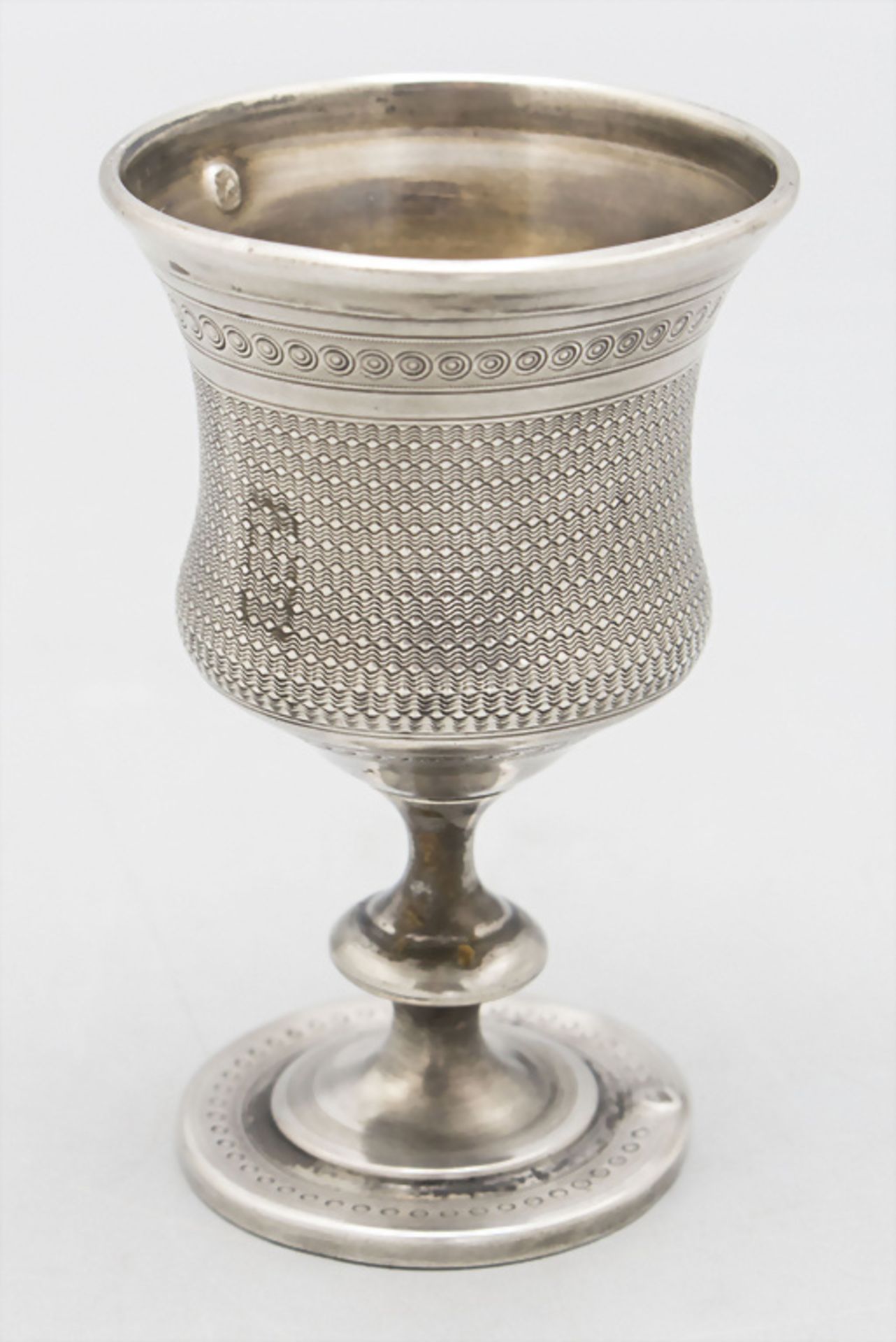 Schnapsbecher / A silver liquor cup, Frankreich, 2. Hälfte 19. Jh. - Image 2 of 5