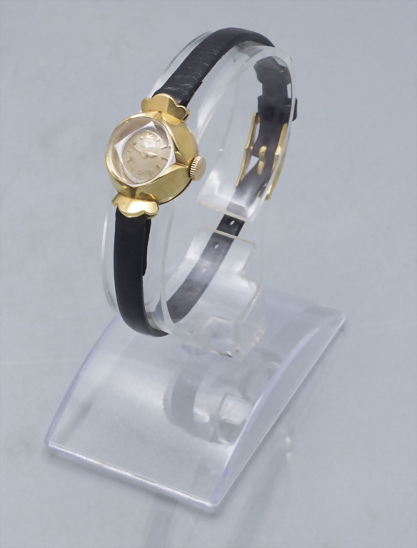 Damenarmbanduhr / An 18 ct gold ladies wristwatch, Omega, Swiss/Schweiz, um 1960 - Image 2 of 5