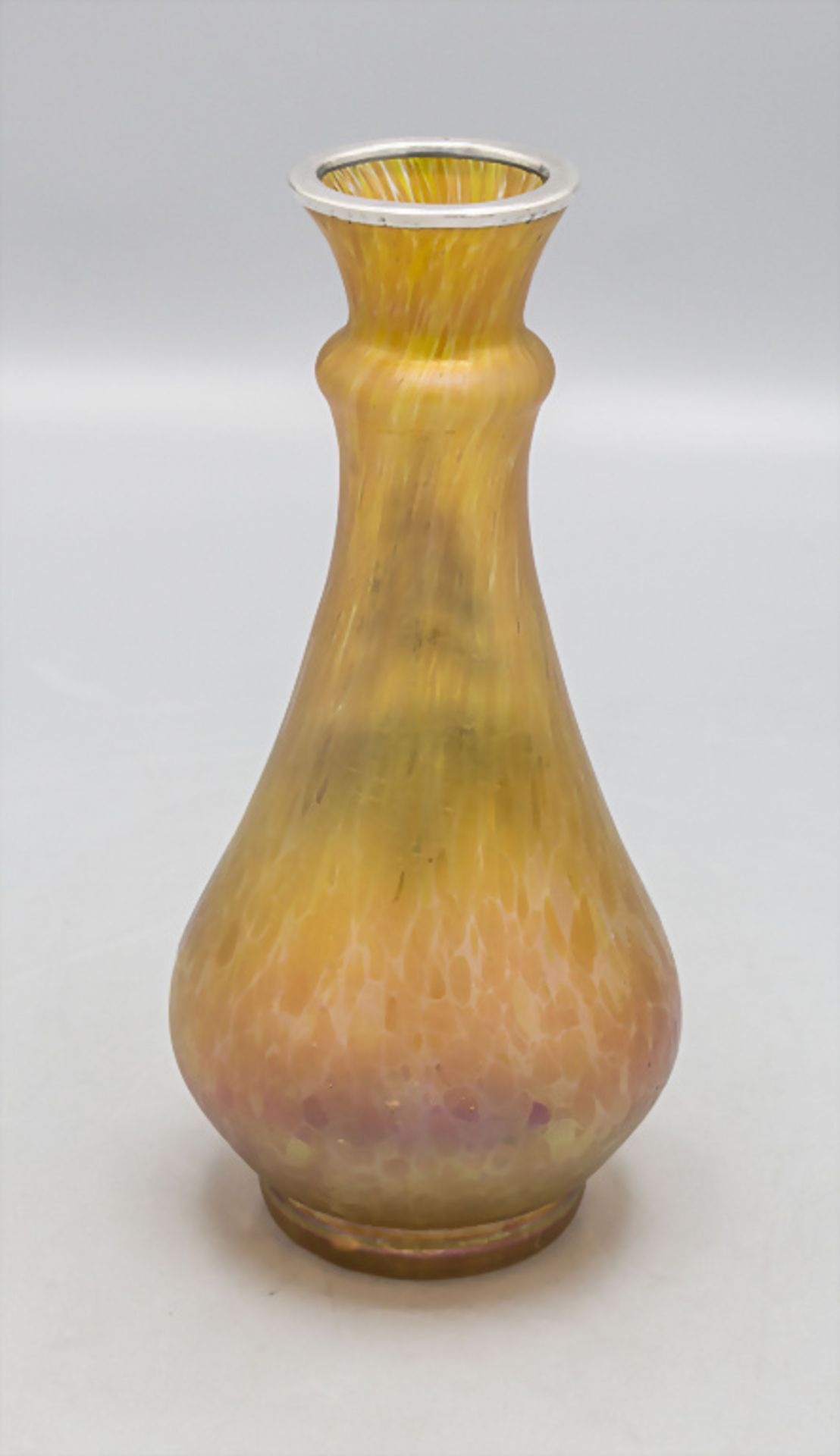 Jugendstil Vase / An Art Nouverau glass vase, Johann Loetz Witwe, Klostermühle, um 1900 - Bild 3 aus 5