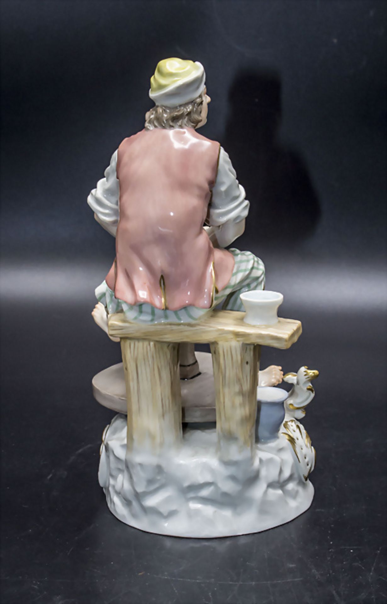 Handwerksfigur 'Töpfer' / A craft figure of a potter, Meissen, nach 1934 - Bild 3 aus 4