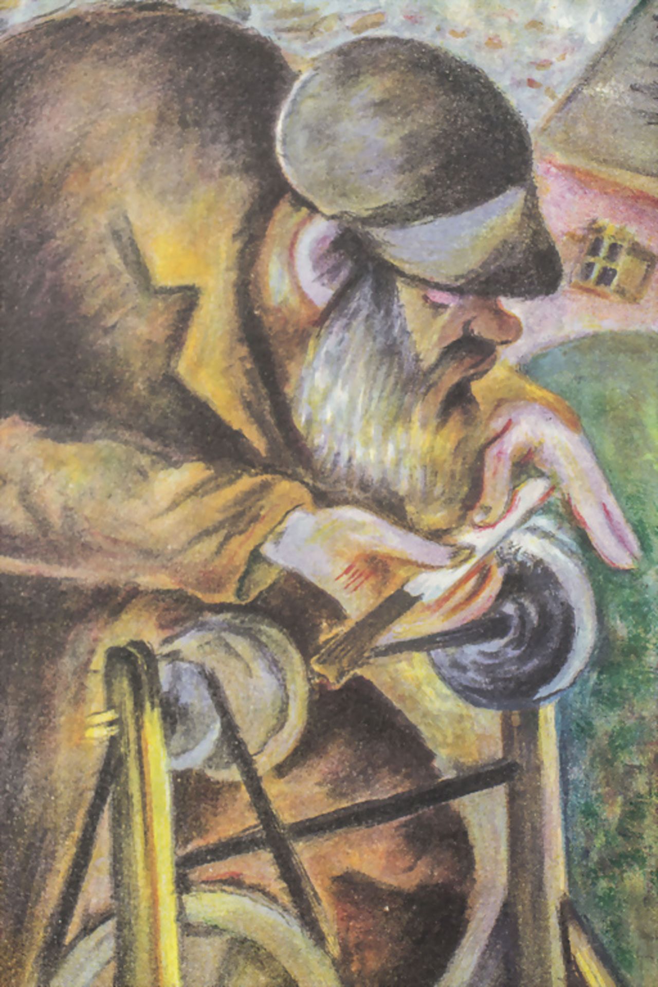 Issachar Ber RYBACK (1897-1937), 'Beim Messerschleifer' / 'At the knife grinder' - Image 6 of 8