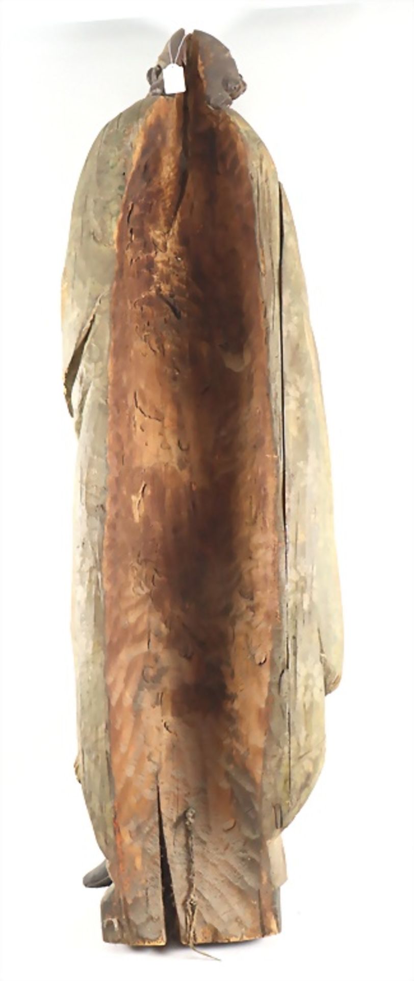 Heiligenfigur / A wooden sculpture of a saint, um 1700 - Image 6 of 6