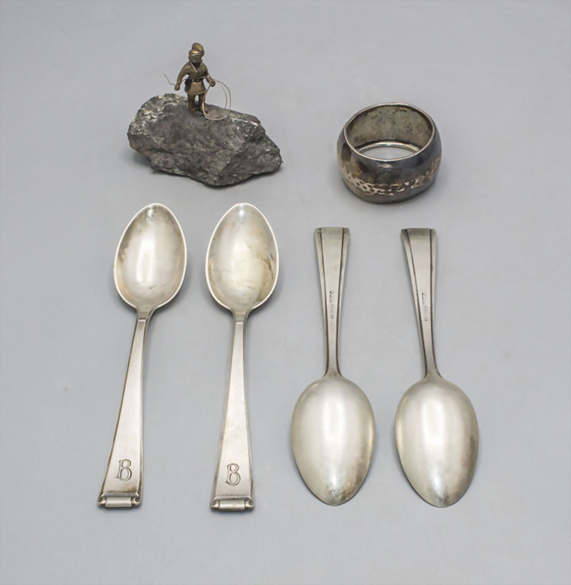 Silber Konvolut / A collection of silver ware, 20. Jh.