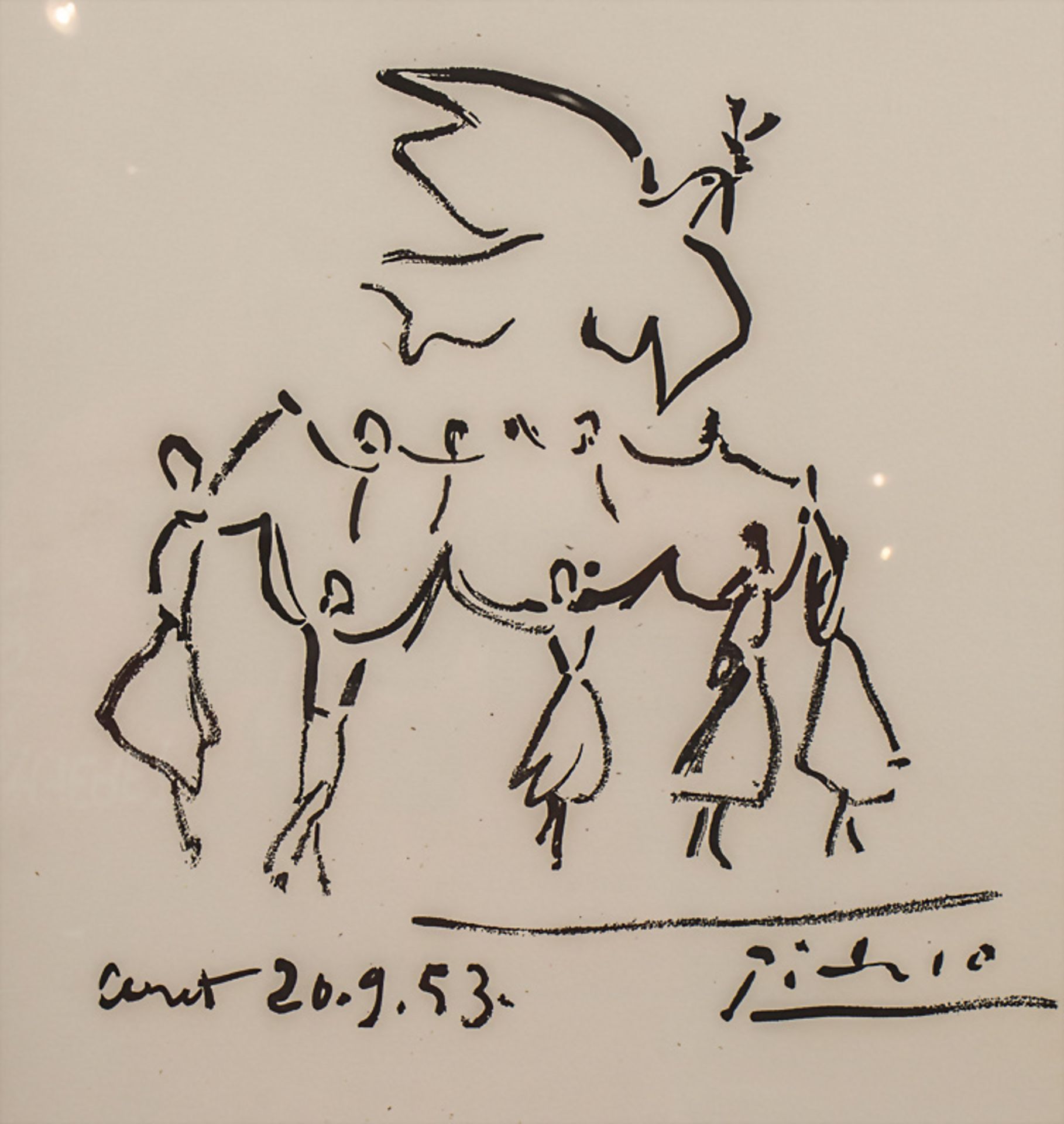 Pablo PICASSO (1881-1973), 'La Sardane de la Paix', Collection du Museé de Céret - Bild 3 aus 5