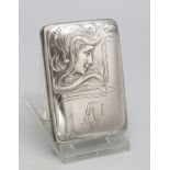 Jugendstil Zigarettenetui / Studentenverbindung / Art Nouveau cigarette case, WMF, Geislingen, ...