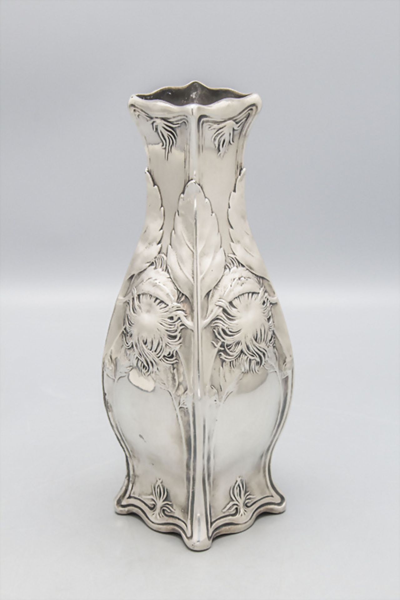 Jugendstil Vase mit Baum-Hasel / An Art Nouveau vase with hazelnut, Gallia, Christofle & Cie., ... - Image 2 of 4