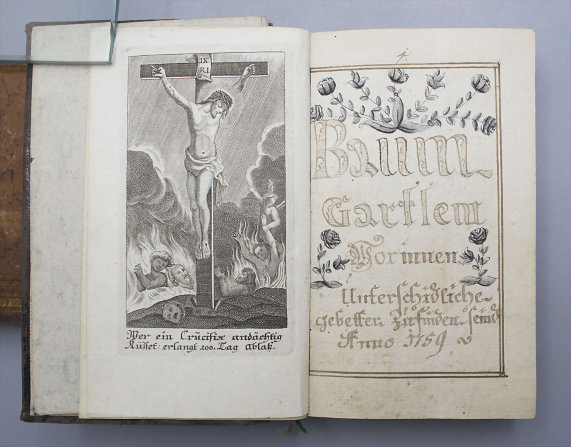 Gebetsbuch 'Gebetsgärtlein' / A German prayer book, ab 1759