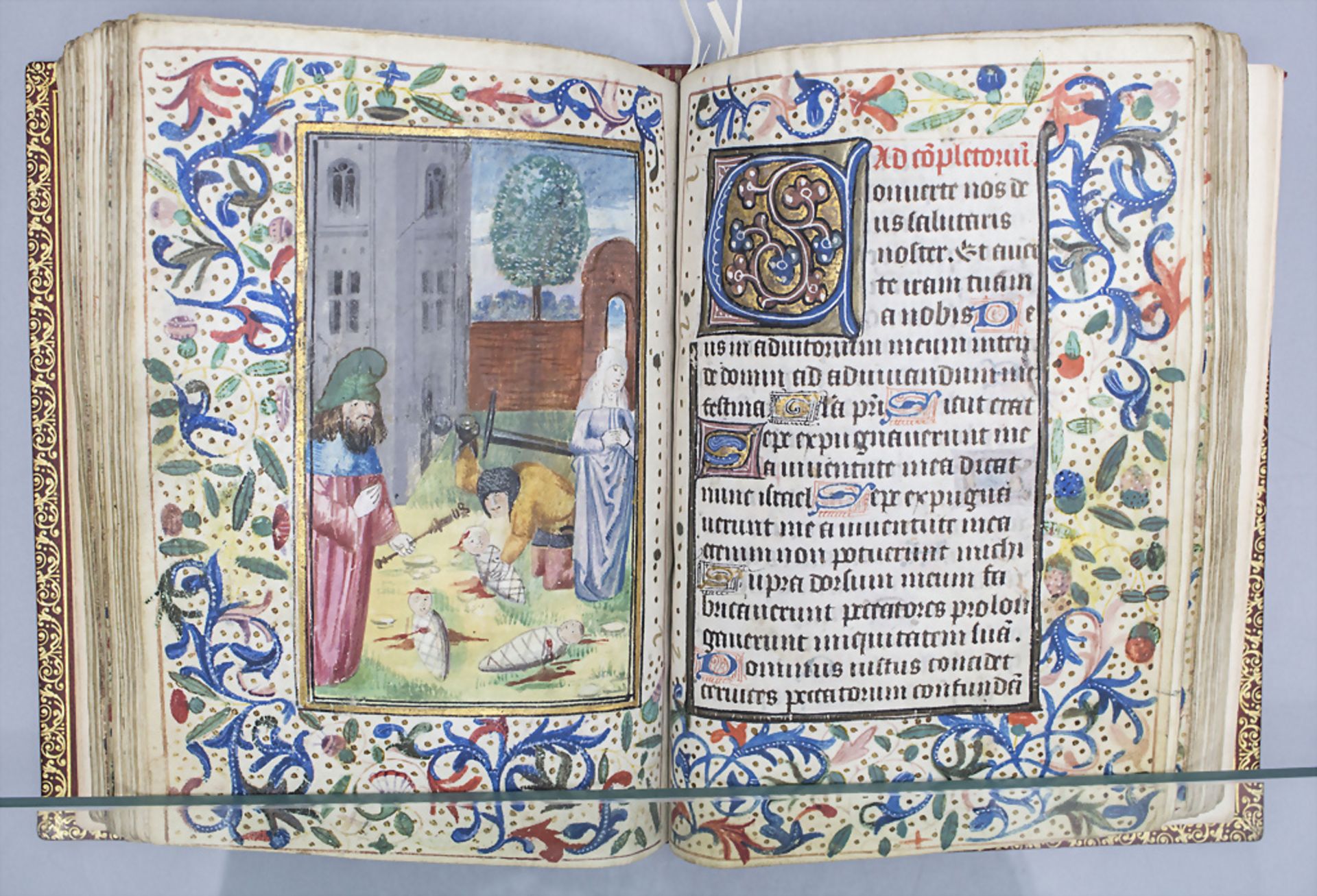 Pracht-Manuskript, Stundenbuch / A gothic splendid book of hours with illuminations, wohl ... - Bild 22 aus 33