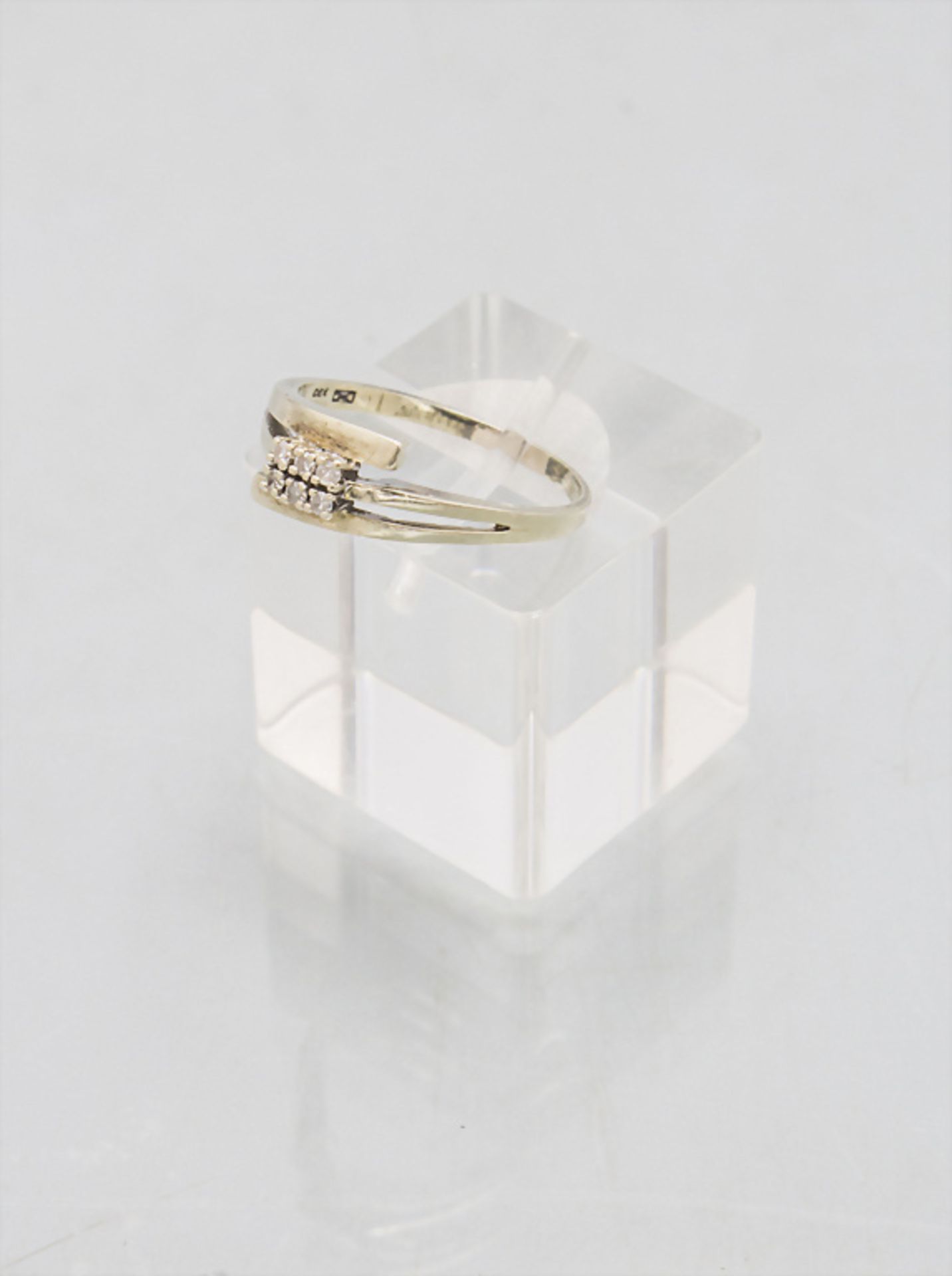 Damenring mit Diamanten / A ladies 8 ct gold ring with diamonds - Image 4 of 4
