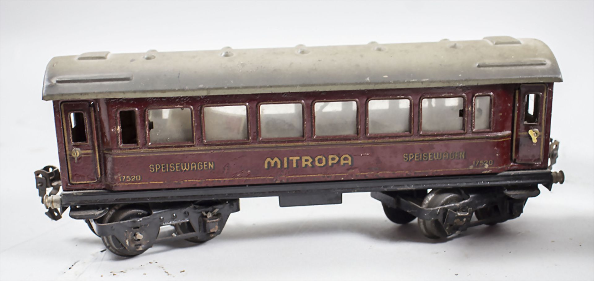 Konvolut Märklin Spur 0 'Mitropa / deutsche Reichsbahn' 3 Waggon / Wägen - Bild 4 aus 8