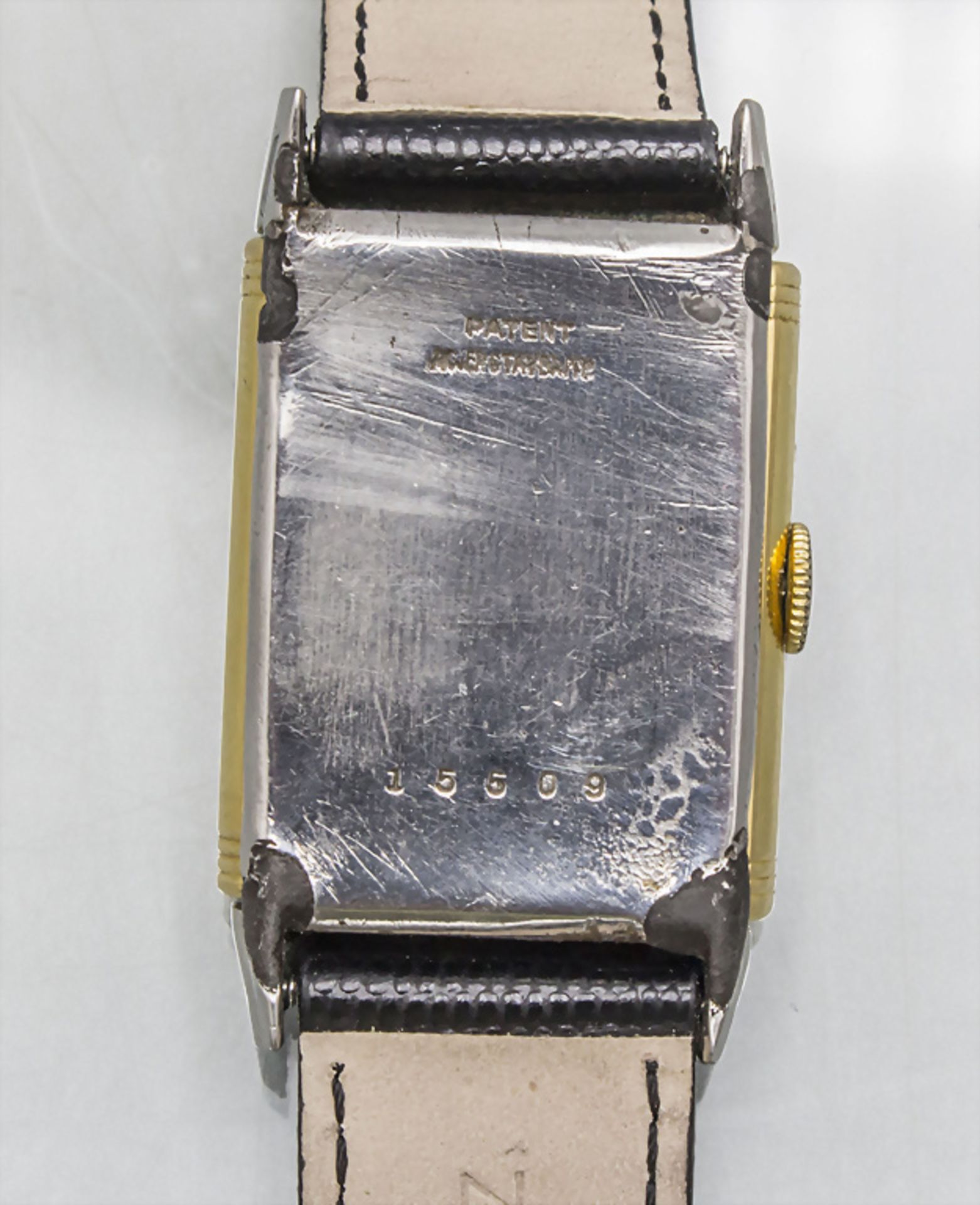 Herrenarmbanduhr Reverso / A men's 18 ct gold wristwatch, Jaeger Le Coultre, Schweiz, um 1935 - Bild 3 aus 4