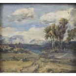 Max HARTWIG (1873-1939), 'Oberbayrische Landschaftsansicht' / 'Bavarian landscape view', nach 1900