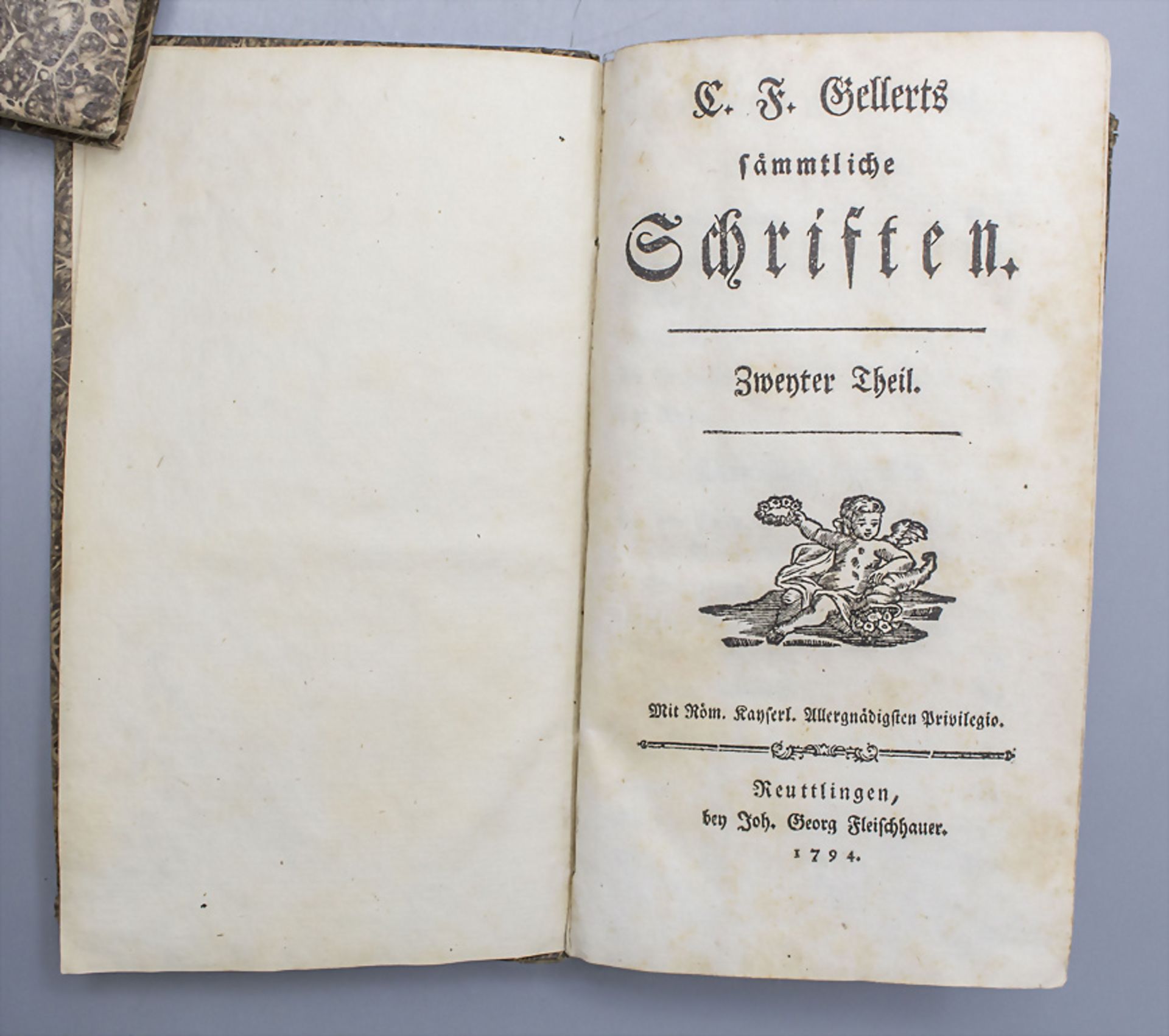 C.F. Gellert, 'Sämtliche Schriften in 10 Teilen', 1794-1796 - Bild 3 aus 5