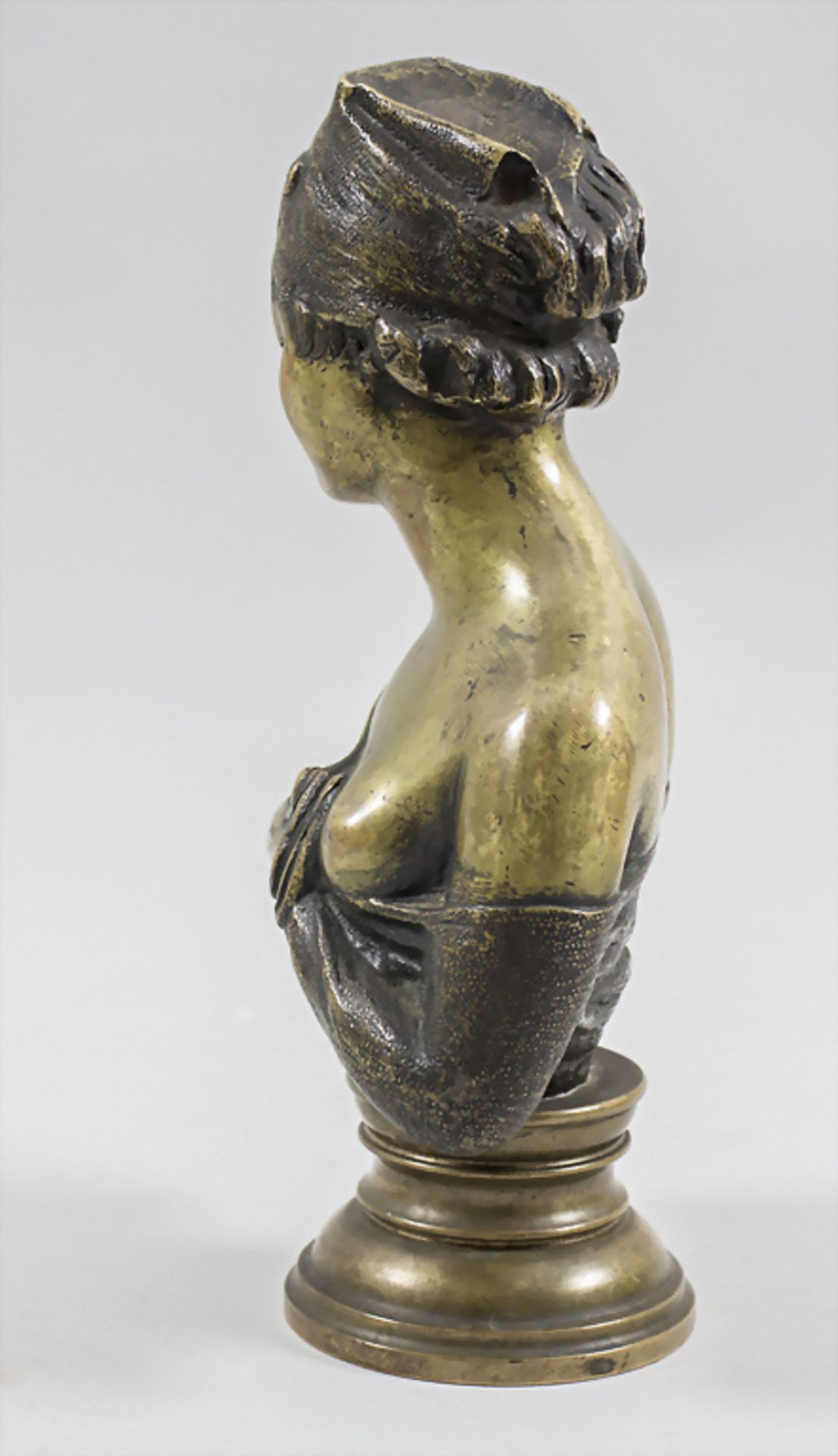 Büste der Madame Juliette Récamier / A terracotta bust of Juliette Recamier, nach Joseph ... - Image 5 of 6