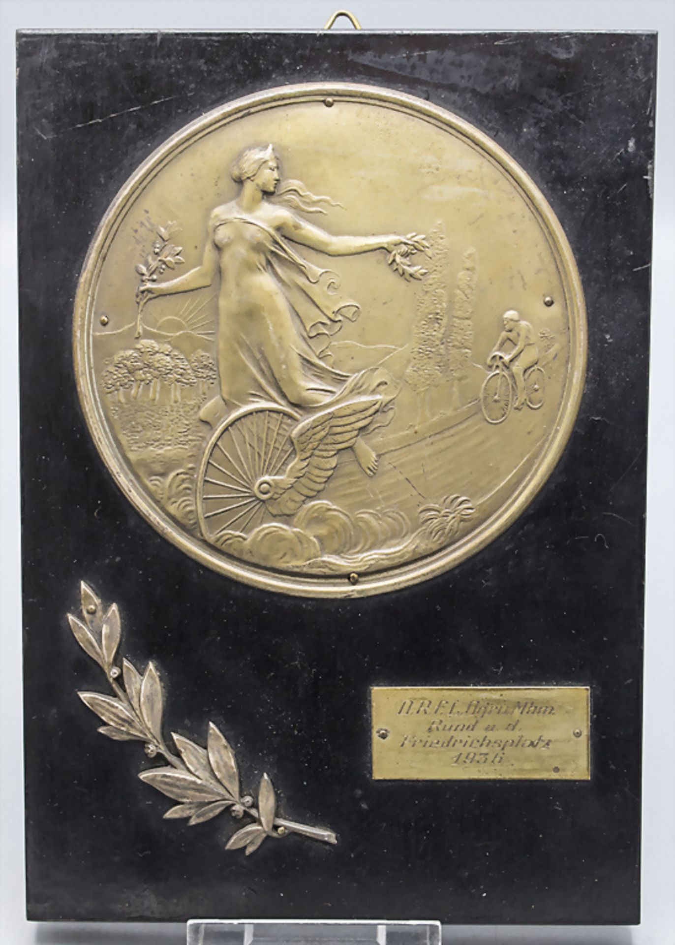 Medaille, Radrennen rund um d. Friedrichsplatz, Mannheim, 1936