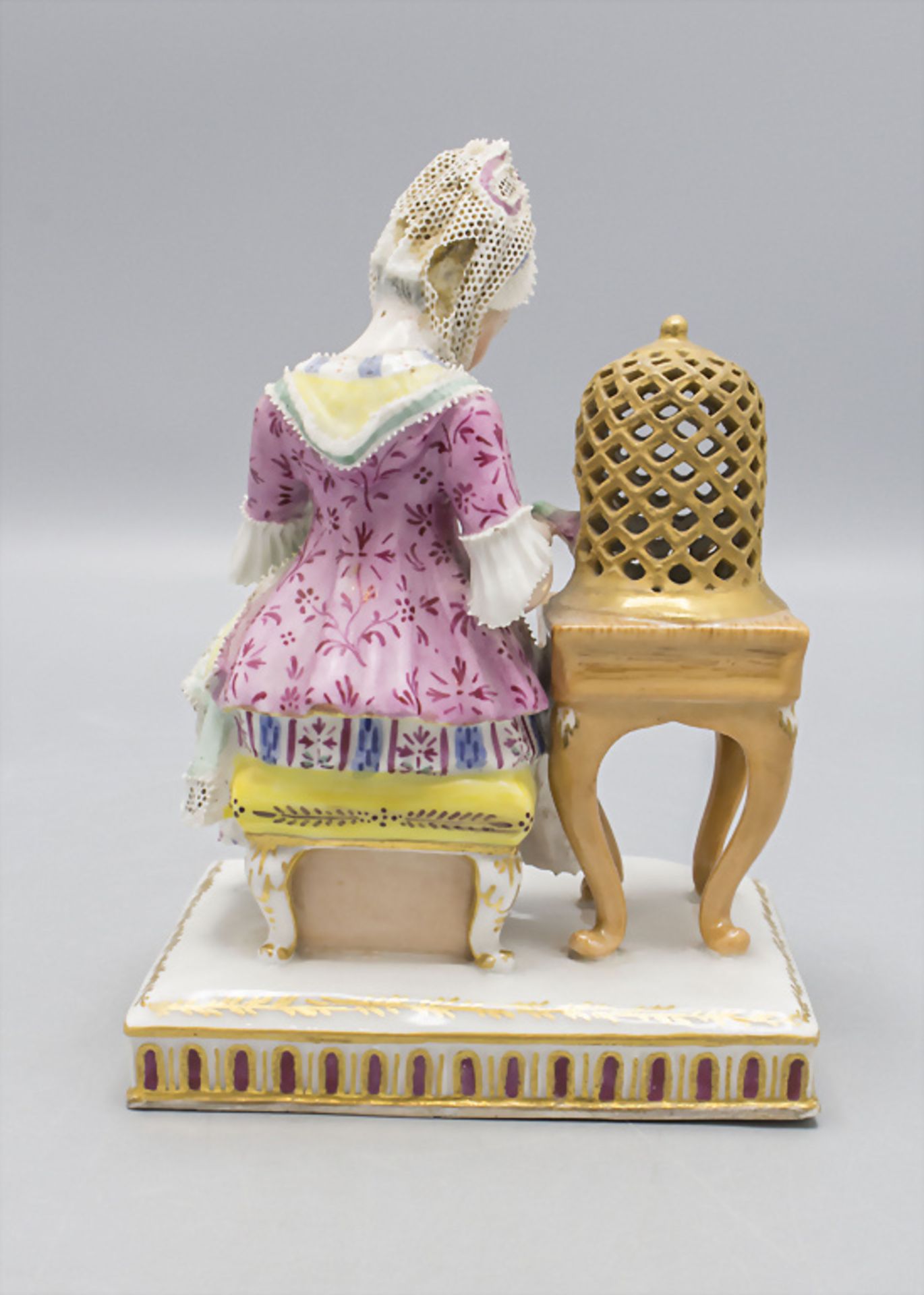 Dame mit Vogelkäfig / A lady with a birdcage, Wien / Vienna, 1847 - Bild 4 aus 6