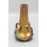 Jugendstil Henkelvase / An Art Nouveau vase with handles, Delphin Massier, Vallauris, um 1900