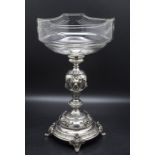 Tafelaufsatz / A footed silver bowl, deutsch, 19. Jh.