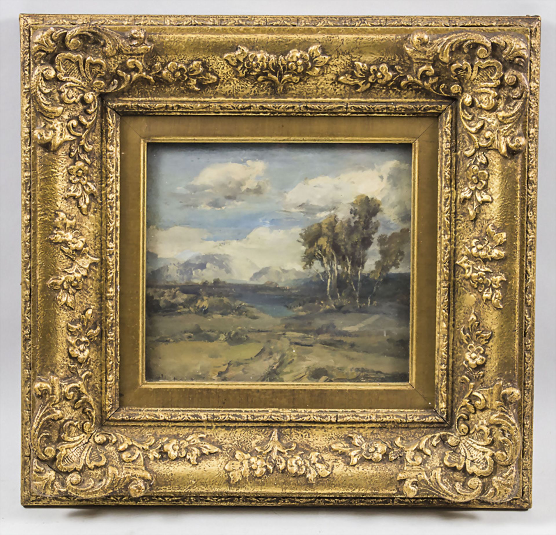 Max HARTWIG (1873-1939), 'Oberbayrische Landschaftsansicht' / 'Bavarian landscape view', nach 1900 - Bild 2 aus 4