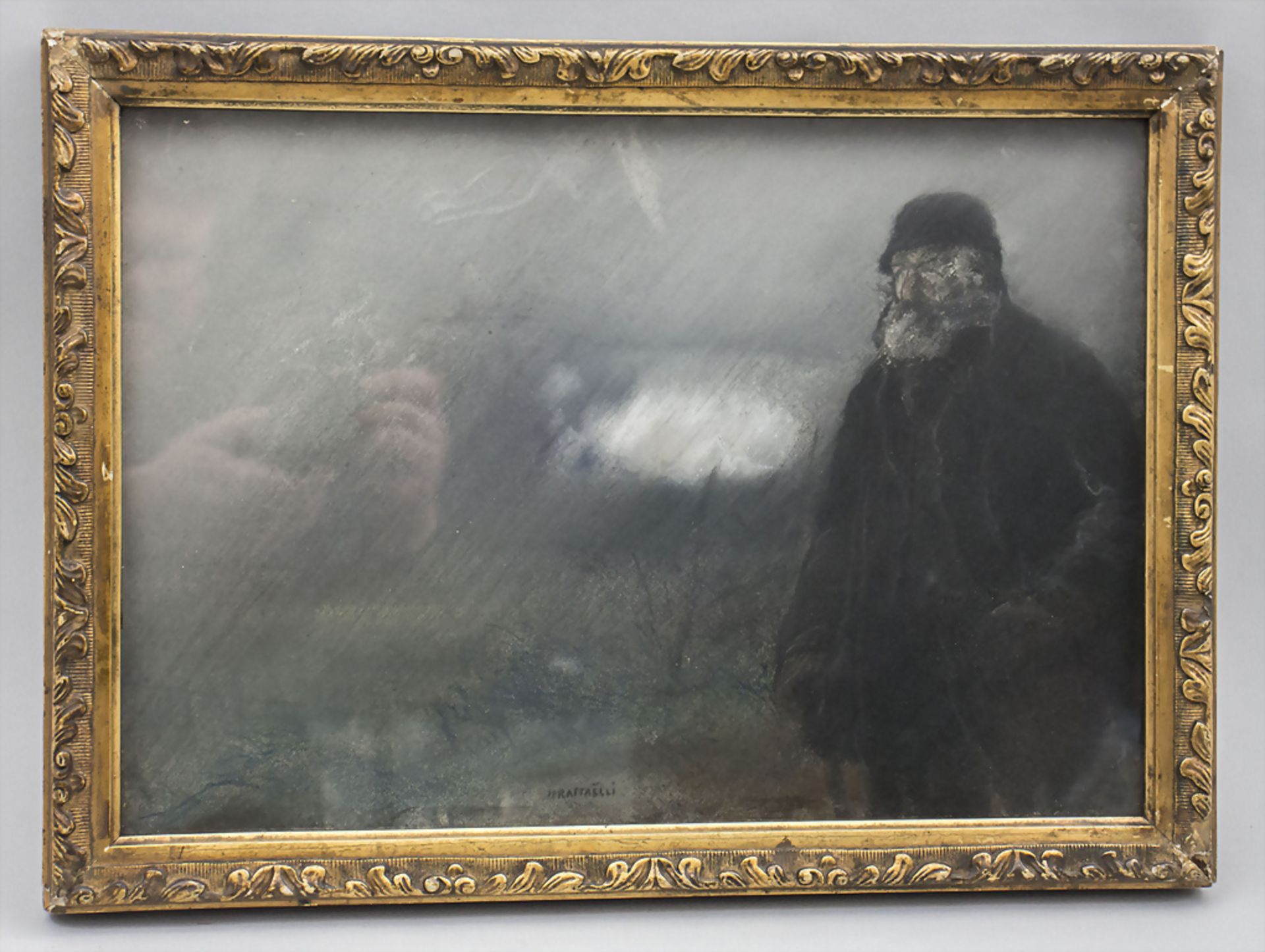 Jean-Francois RAFFAELLI (1850-1924), 'Der Wanderer im Regen' / 'The walker in the rain' - Bild 2 aus 4