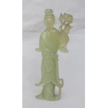 Jadeskulptur / A jade sculpture, Guanyin, China, um 1900