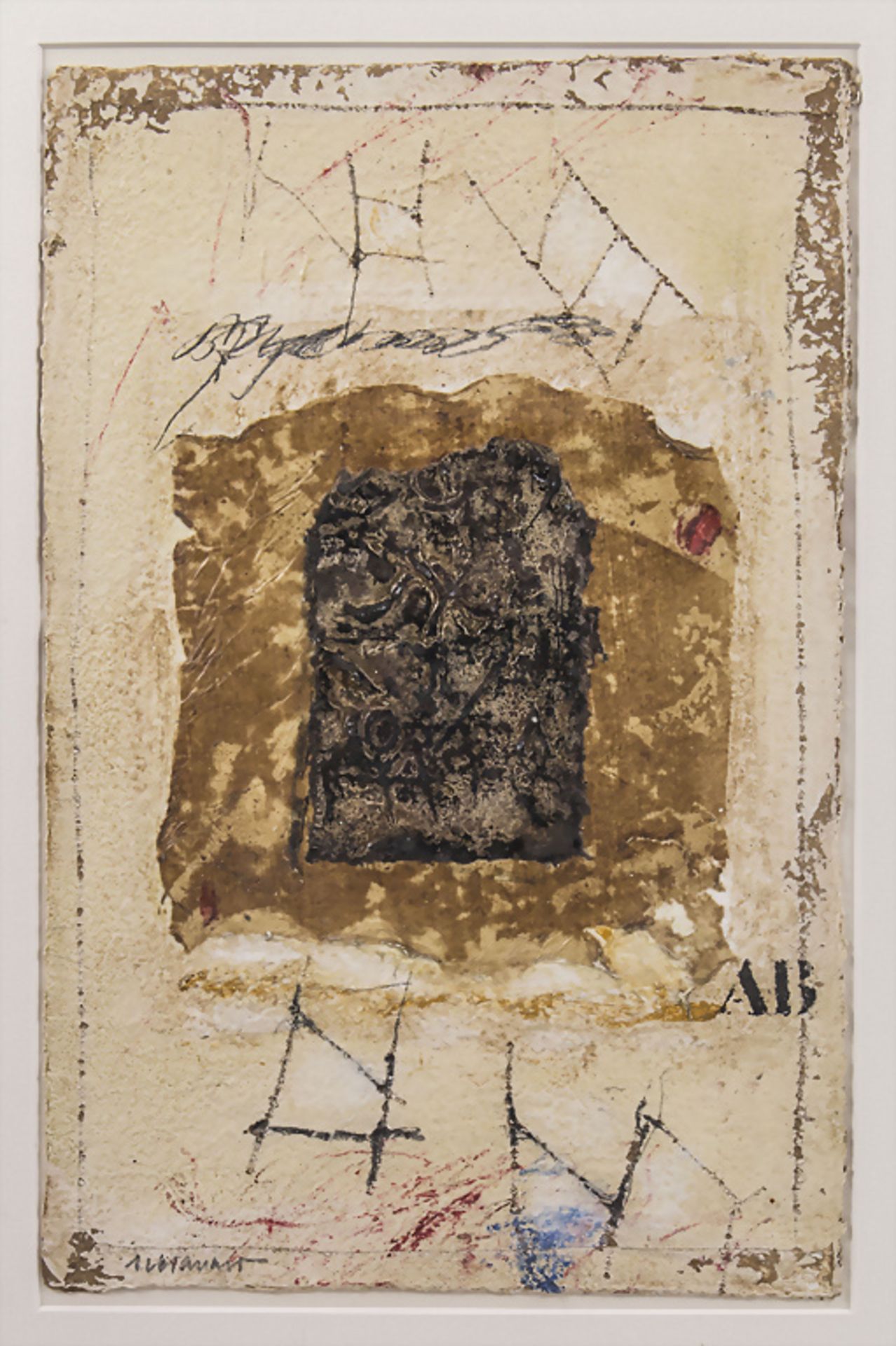 James COIGNARD (1925-2008), 'La composition abstraite' / 'The abstract composition', 1993
