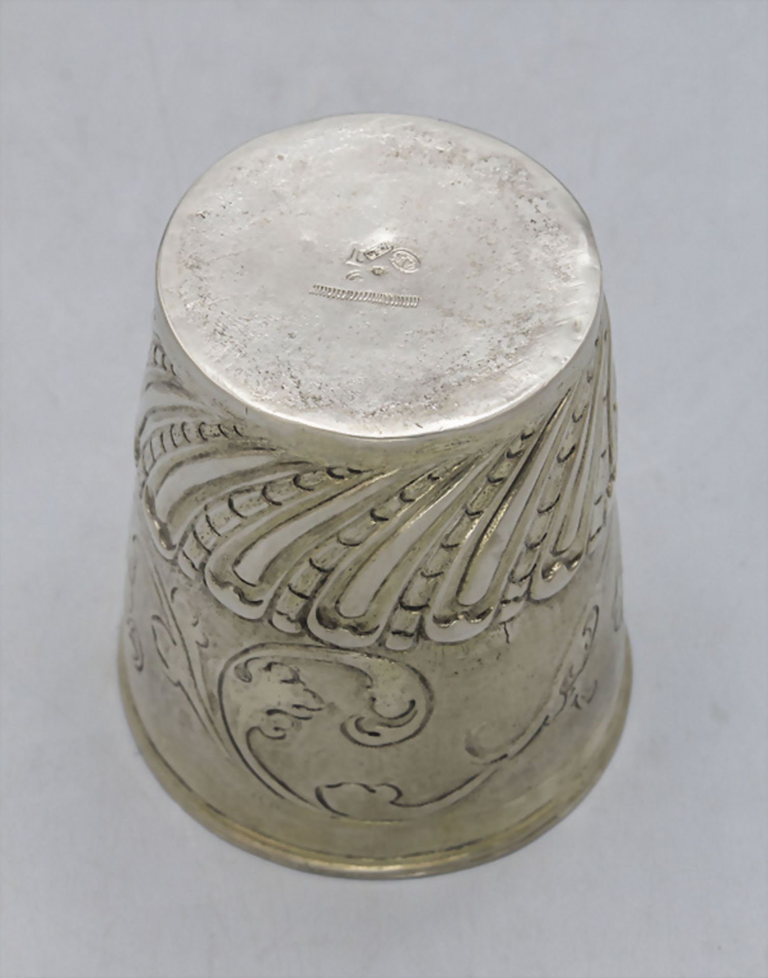 Barock Becher / A Baroque silver beaker, Andreas Schröder, Leipzig/Dessau, um 1710 - Image 4 of 5