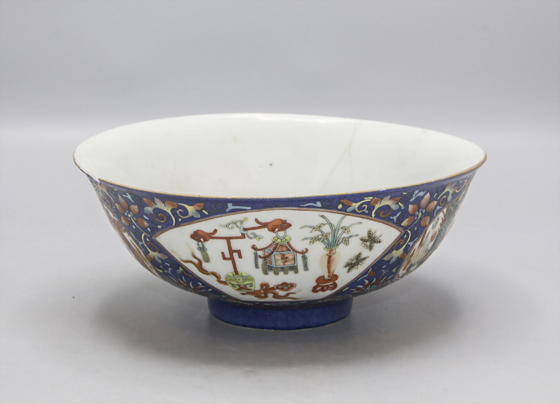 Kumme / A porcelain bowl, Qing-Dynastie (1644-1911), 18./19. Jh. - Image 2 of 7
