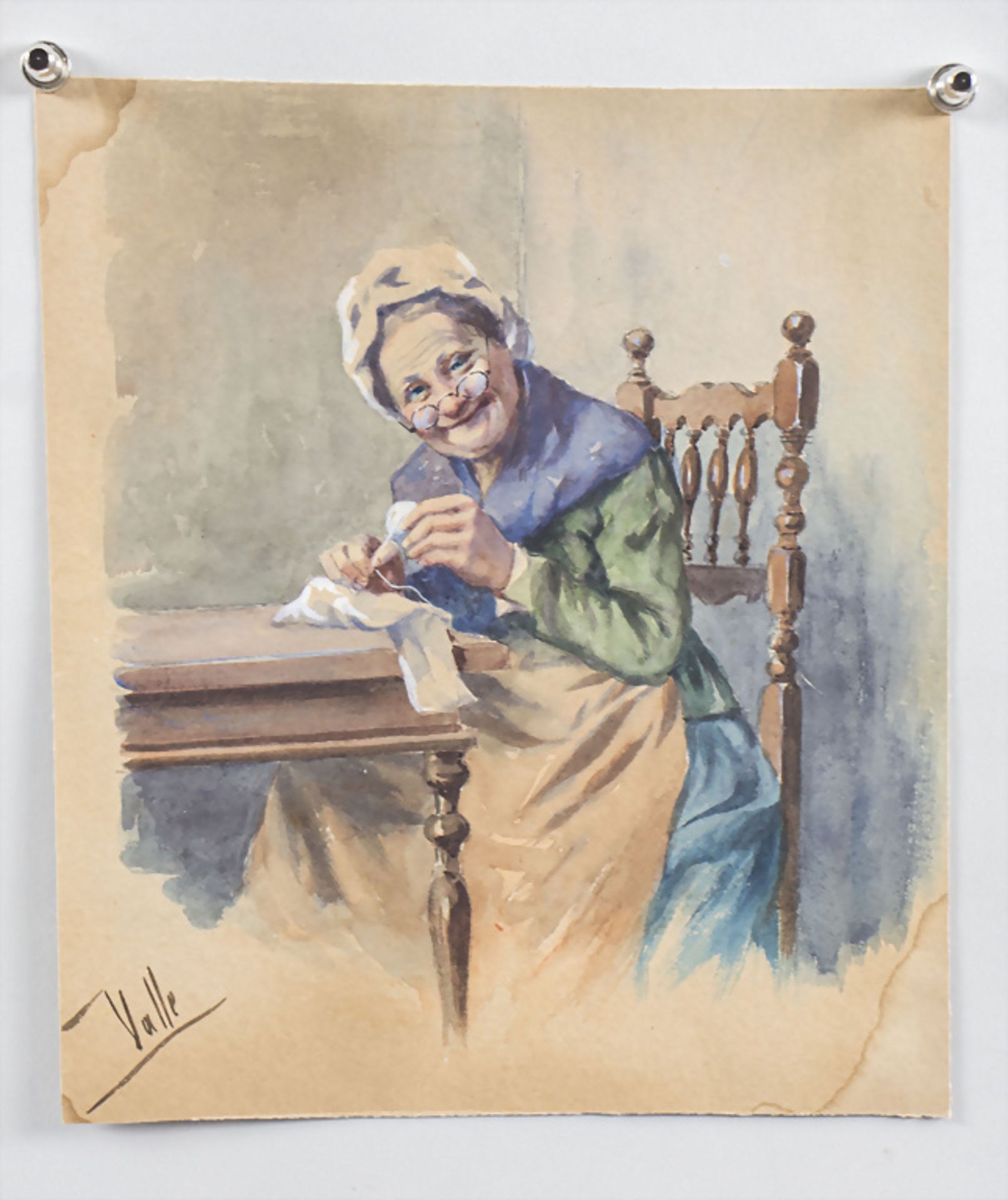 Angel DELLA VALLE (1855-1903), 'Das sanfteste Lächeln' / 'The softest smile' - Image 2 of 5