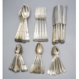 Konvolut Silberbesteck / A set of silver cutlery