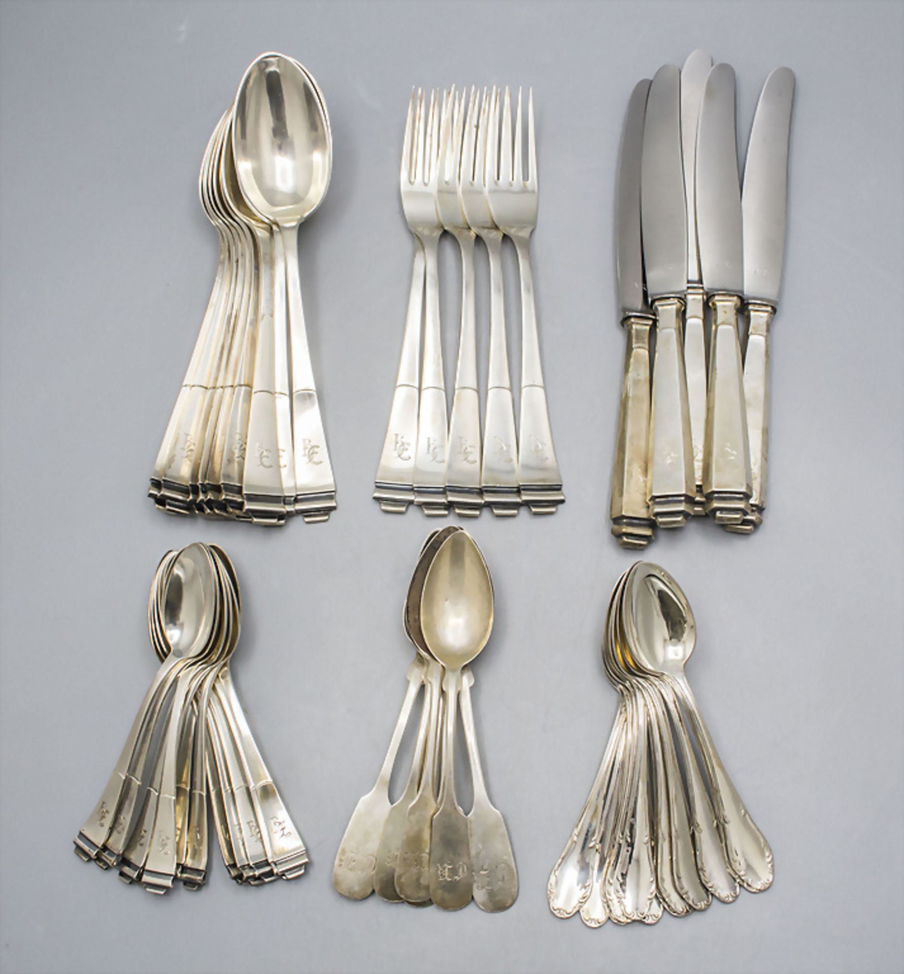 Konvolut Silberbesteck / A set of silver cutlery