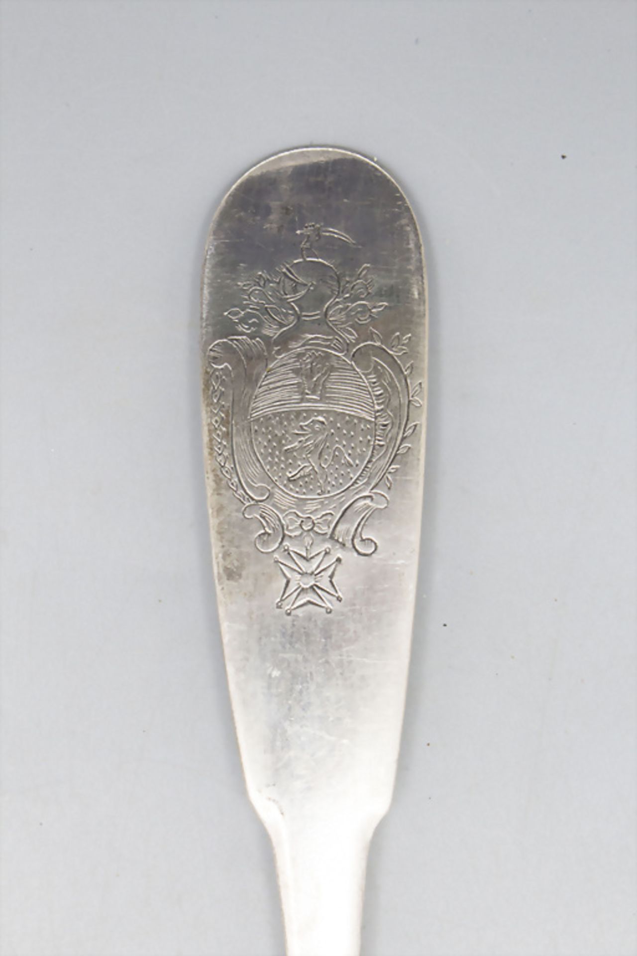 Barock Schöpfkelle / A Baroque silver ladle, St. Omer, 1788 - Image 4 of 5