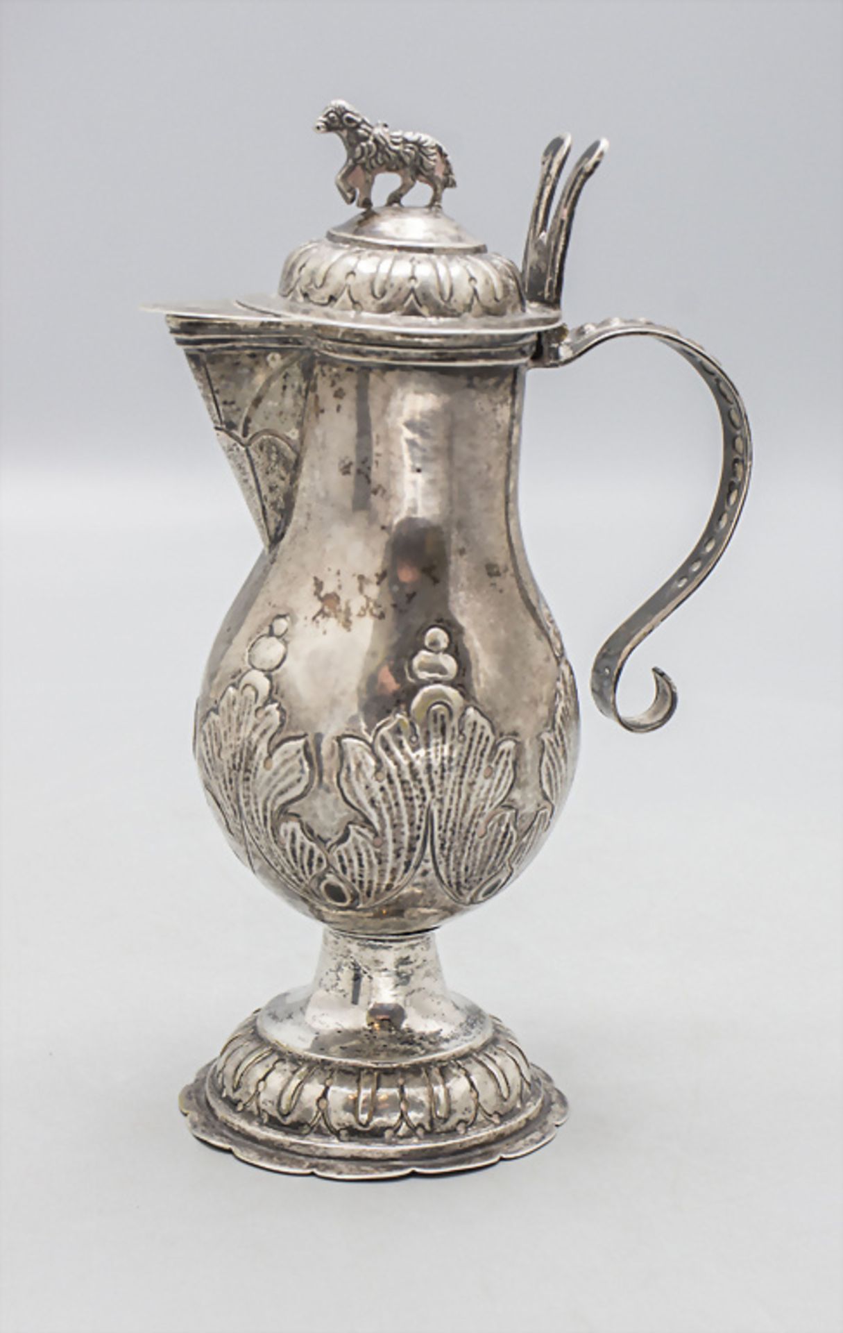 Abendmahlkanne Barock Liturgie / A Baroque silver communion pot, deutsch, um 1740