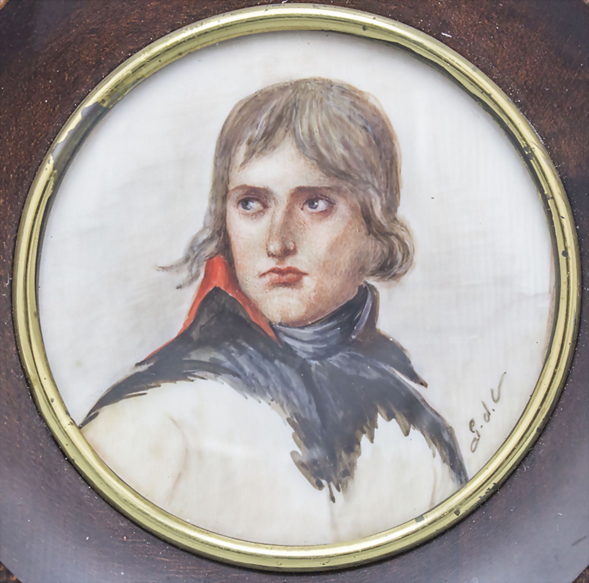 Miniatur Porträt 'Der junge Napoleon Bonaparte' / A miniature portrait of the young Napoleon ... - Bild 2 aus 4