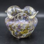 Jugendstil Glasziervase / A decorative Art Nouveau glass vase, Böhmen, um 1910