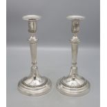 Paar Reiseleuchter / A pair of silver travel candlesticks, Zaragoza, 18. Jh.