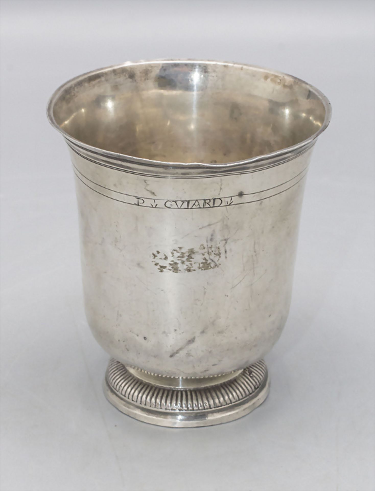 Barock Becher / A Baroque silver beaker, Francois-Isaac Balduc, Sens, 1763-1768