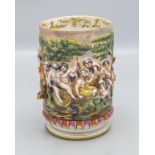 Ziergefäß / Vase im Capodimonte-Stil / A decorative vase, Ernst Bohne & Söhne, Rudolstadt, um 1900