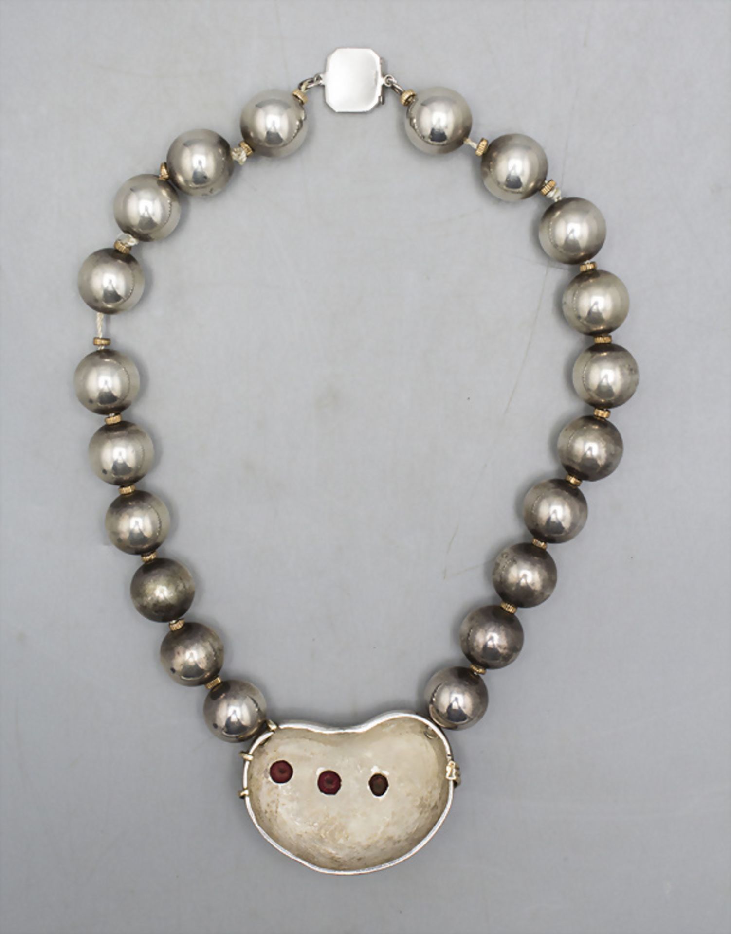 Designer Halskette, Juwelierarbeit, um 1980 - Bild 3 aus 5