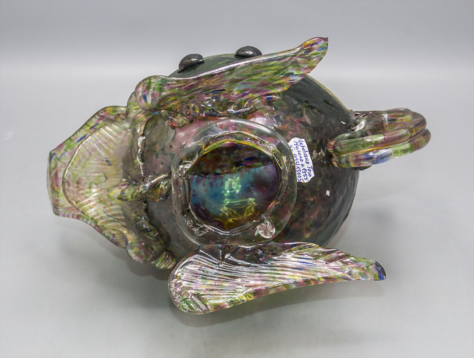 Fisch / A fish, Murano, wohl Aureliano Toso, um 1955 - Bild 6 aus 6