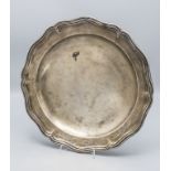 Barock Platte mit Adelswappen / A silver Baroque plate with coat of arms, Jean-Baptist Leroux, ...