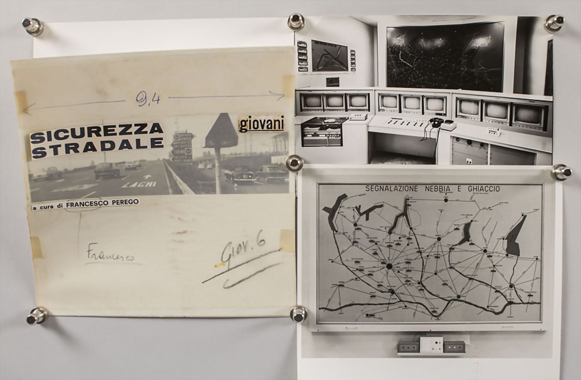 10 Pressefotografien, Negative, Pressetexte 'Verkehr', Italien, 1966 - Bild 7 aus 9