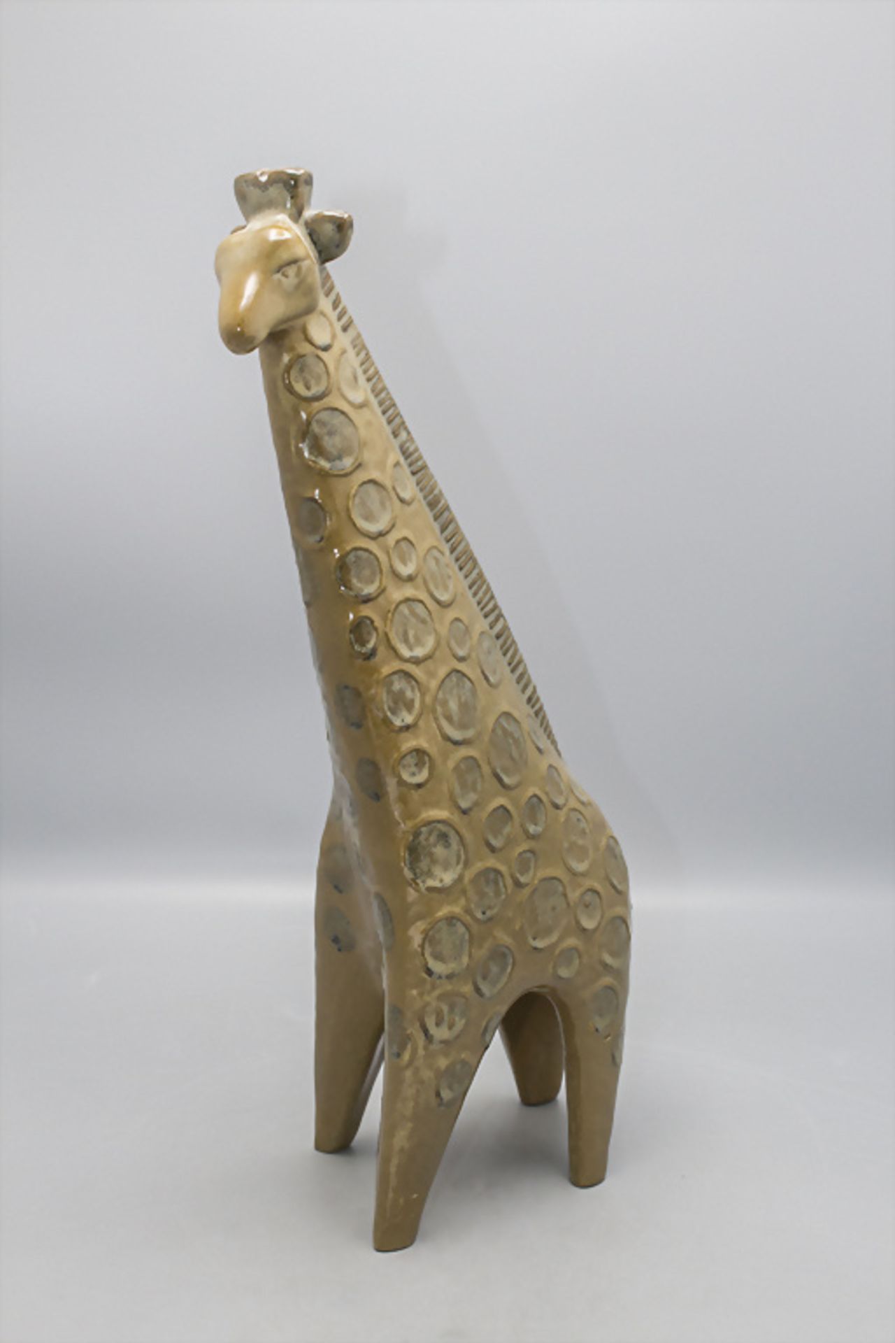 Lisa LARSON (*1931), Skulptur 'Giraffe', aus der Serie 'Noahs Ark' (Noaha Arche), Gustavsberg, ...