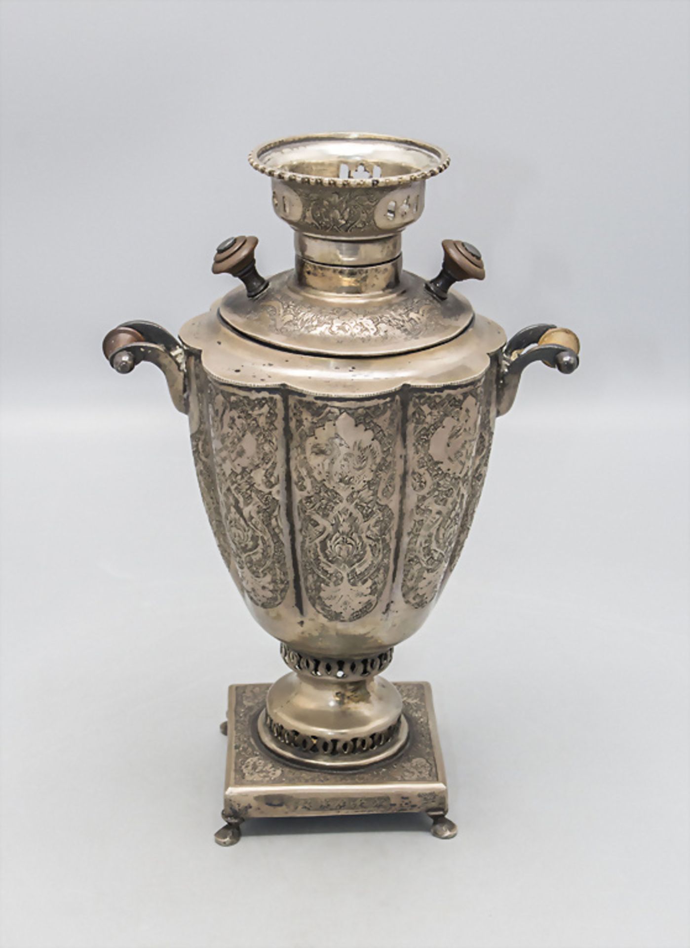 Kleiner Samowar / A small silver samovar, Südrussland oder Persien, um 1920 - Image 4 of 7