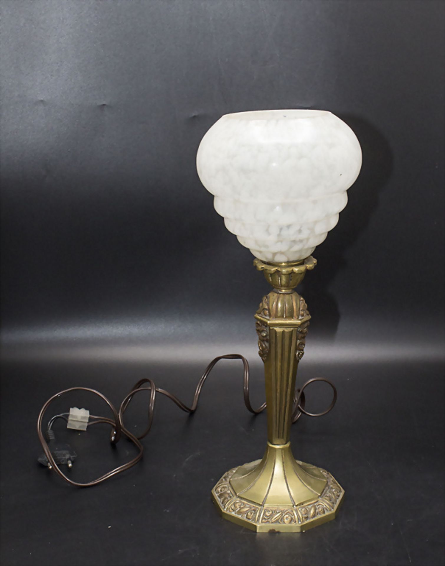 Art Déco Tischlampe / an Art Deco table lamp, Frankreich, um 1930 - Bild 2 aus 5