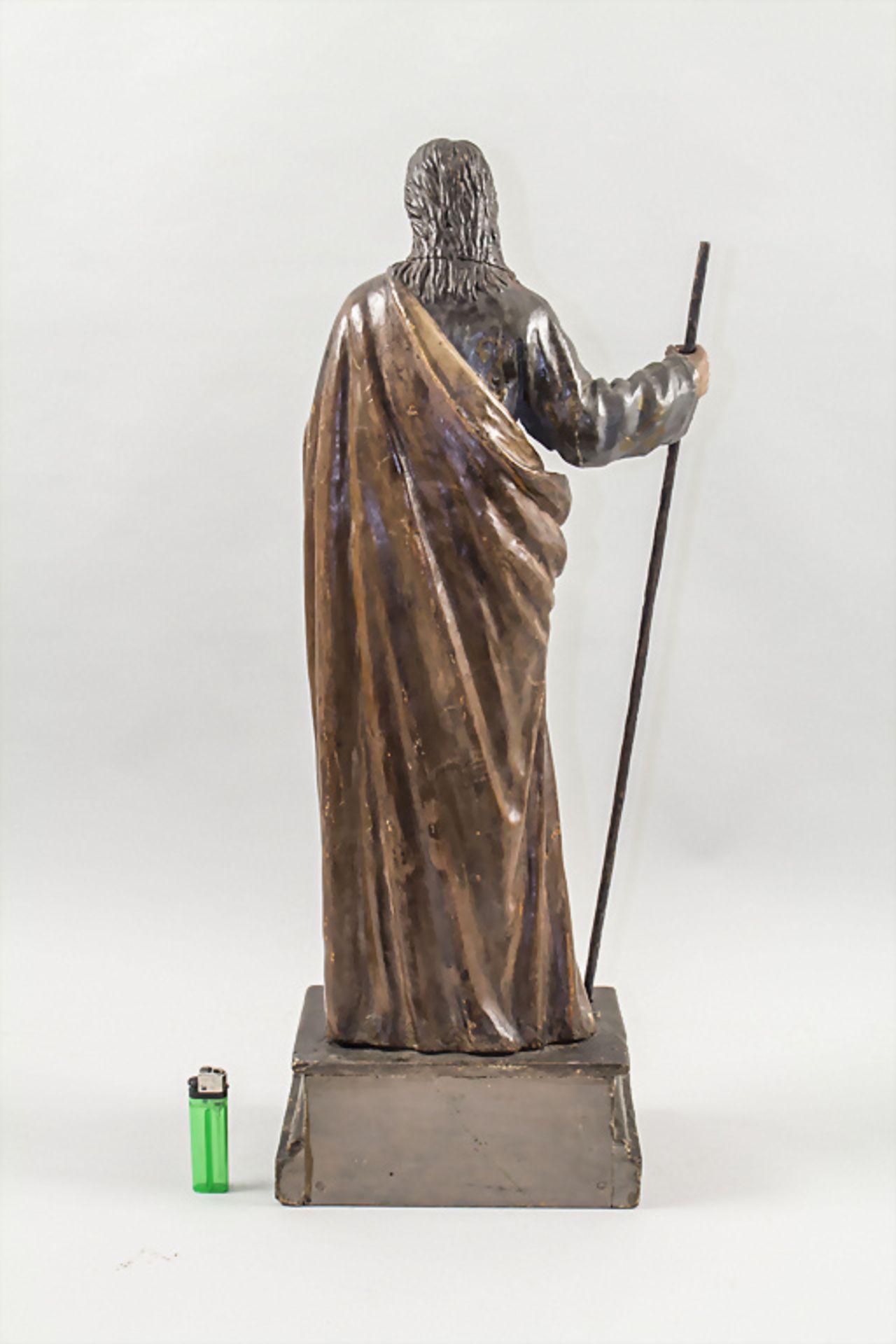 Holzskulptur 'Jesus' / A wooden sculpture depicting Jesus, Italien, 18./19. Jh. - Image 5 of 7