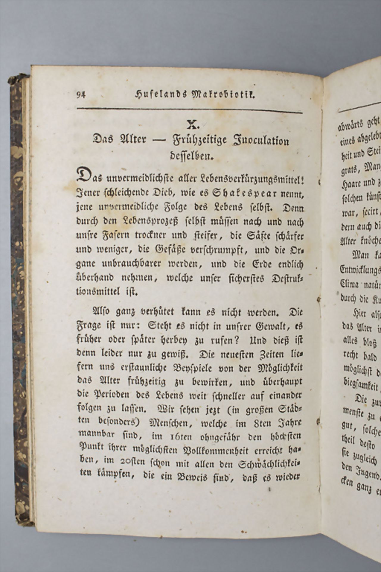 Christoph Wilhelm Hufeland 'Makrobiotik, die Kunst das menschliche Leben zu verlängern', Teil ... - Image 3 of 6