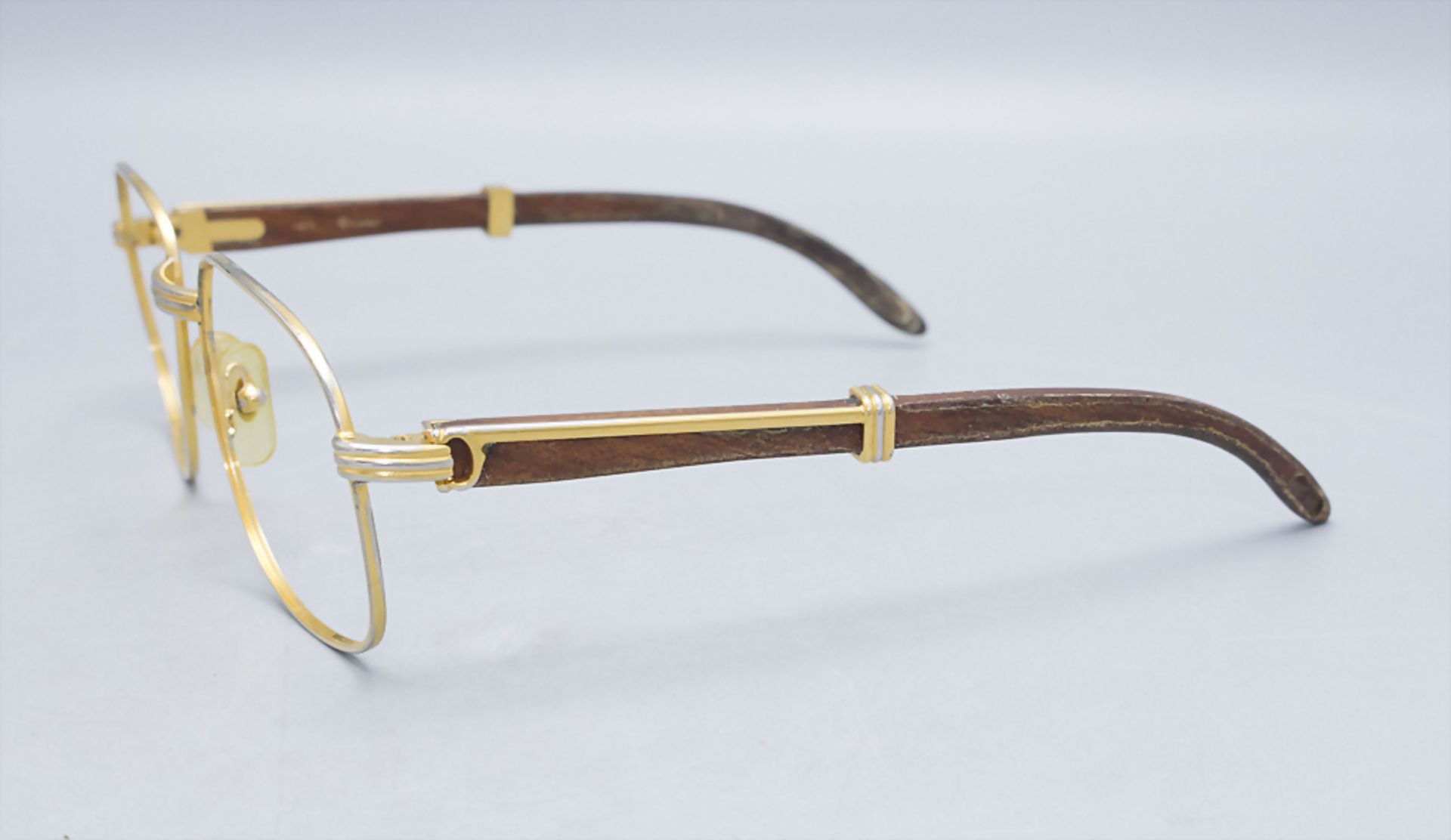 Brille / Lesebrille / Reading glasses, Cartier, Paris, um 1970 - Image 3 of 3